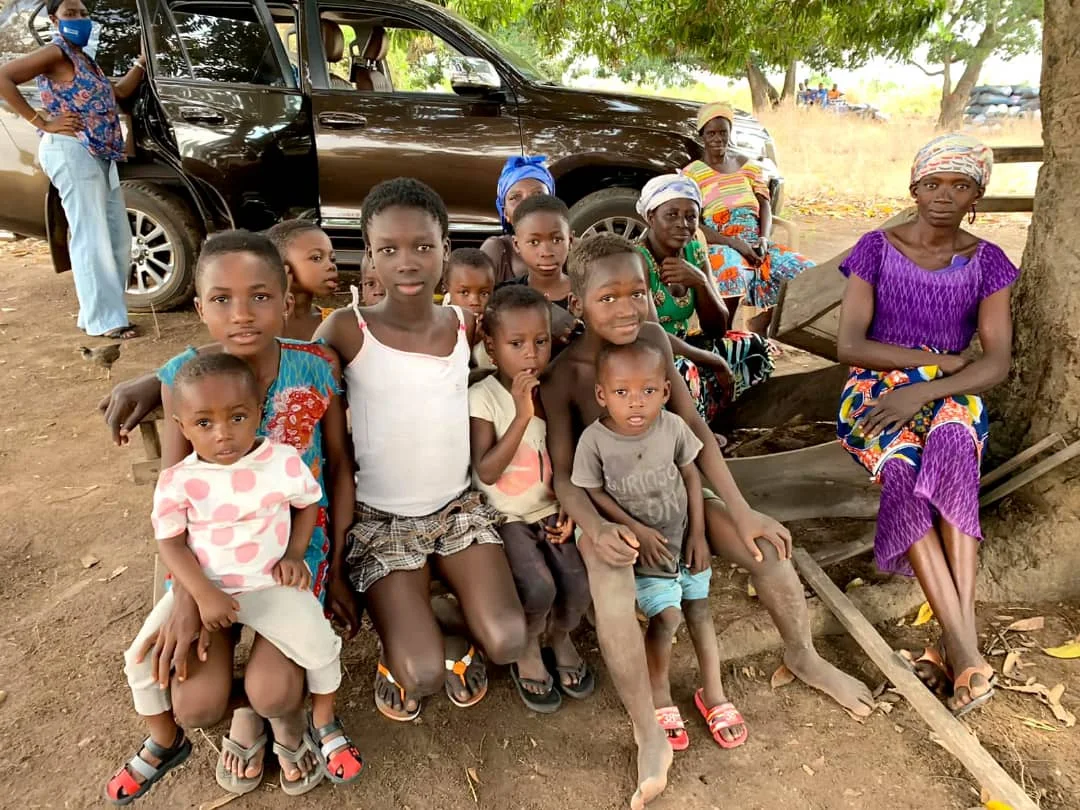 Children and families in the Donkorkrom community